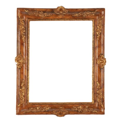 Ancient Frame Wood Italy Late XIX Century
