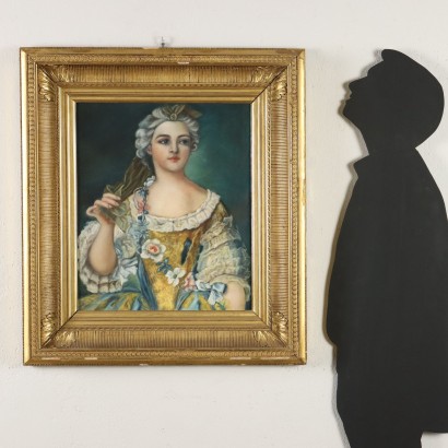 Gemälde Porträt einer Dame