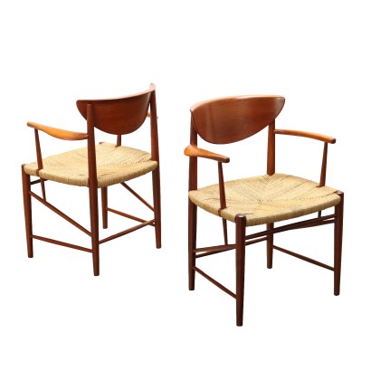 Pair of Chairs Søborg Møbelfabrik N. 316 Wood 1960s