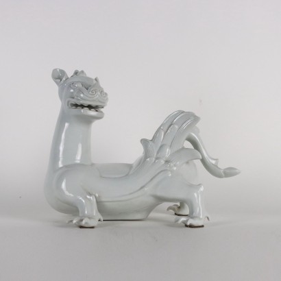 Dragon En Porcelaine Blanche