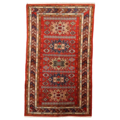 Ancient Shirwan Carpet Russia Wool Thin Knot Handmade