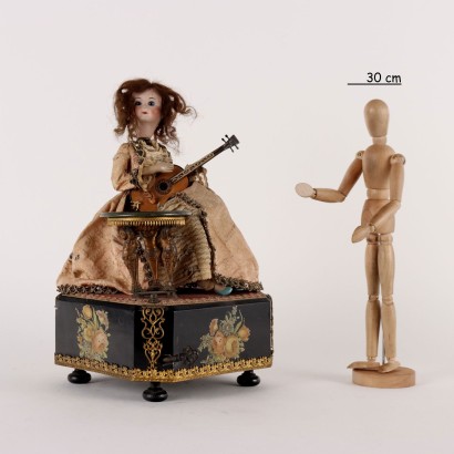 Young Woman Automaton with Guitar