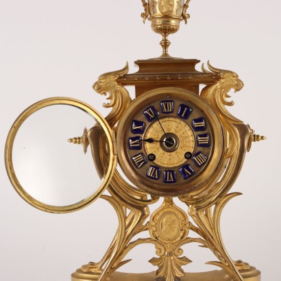 Orologio da Appoggio in Bronzo Dorato