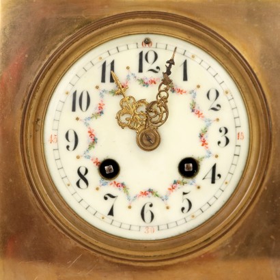 Countertop Clock in Gilded Bronze