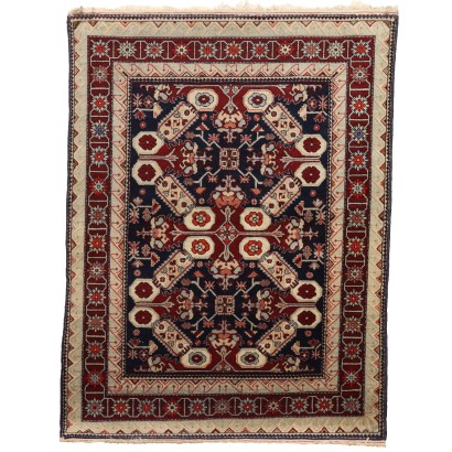 Antiker Ardebil Meskin Teppich Iran Wolle Großer Knoten Handgefertigt