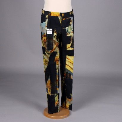 Pantalones estampados Moschino Couture