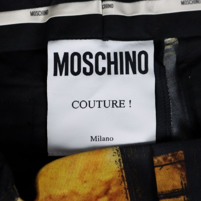 Pantalon imprimé Moschino Couture