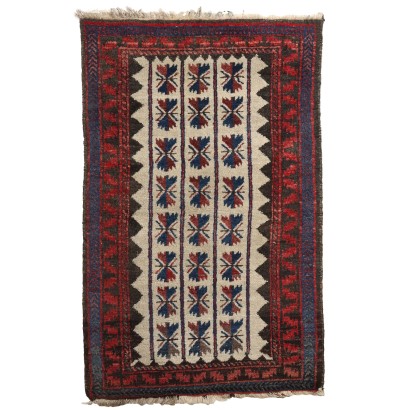 Ancient Beluchi Carpet Iran Wool Heavy Knot Handmade