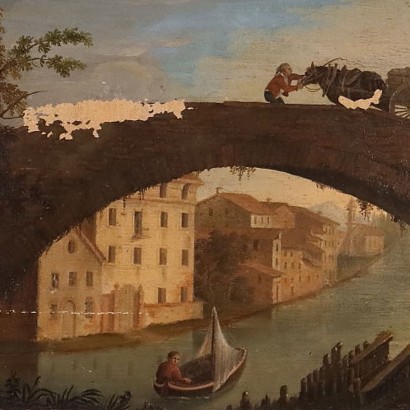 Kunst, italienische Kunst, italienische Malerei des 19. Jahrhunderts, Blick mit Figuren