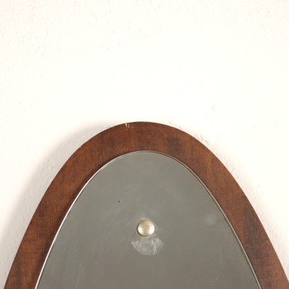 Ovaler Spiegel aus den 60er Jahren