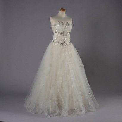 Vestido de novia princesa marfil de InterTex