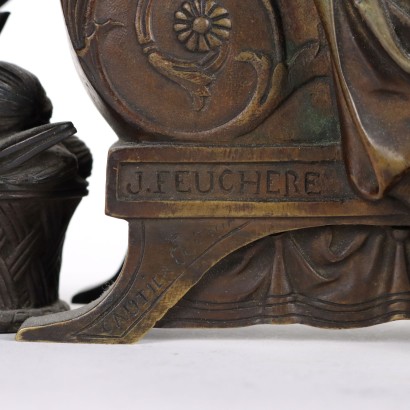 Pénélope Bronze Sculpture Jean Jacques,Jean Jacques Feuchère,Jean Jacques Feuchère,Jean Jacques Feuchère,Jean Jacques Feuchère,Jean Jacques Feuchère,Jean Jacques Feuchère,Jean Jacques Feuchère