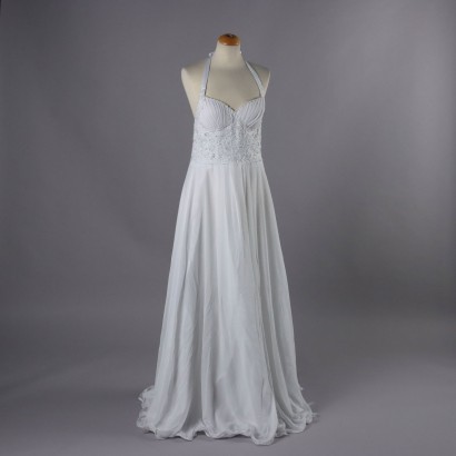 Second Hand InterTex Wedding Dress UK Size 14 Empire Lace