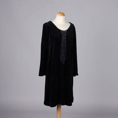 Robe Second Hand Sonia Rykiel Taille L Velours Coton