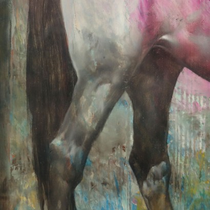 Gemälde von Maurizio Goracci,Weibliche Figur zu Pferd,Maurizio Goracci,Maurizio Goracci,Maurizio Goracci,Maurizio Goracci,Maurizio Goracci