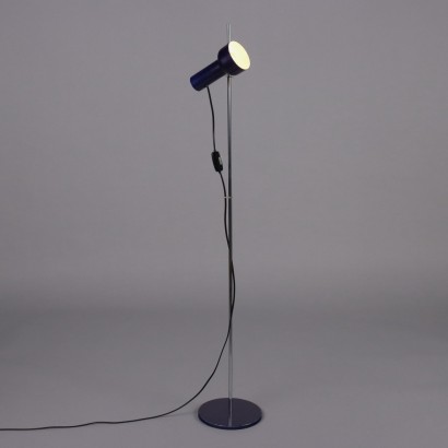 Vintage Lampe aus Verchromtem Metall Italien der 70er Jahre