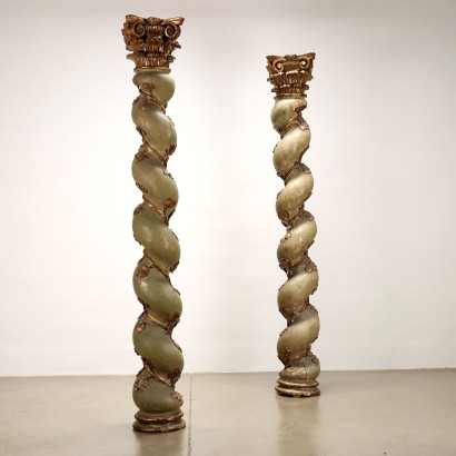Pair of Columns from the Baroque period, Pair of Columns from the Baroque period, Pair of Columns from the Baroque period