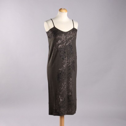 Vintage Dress by Krizia UK Size 12 1980s-90s Caschmere Wool