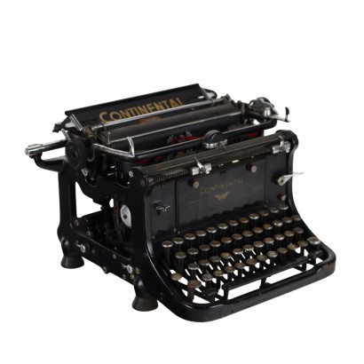Vintage Schreibmaschine Continental der 30er Jahre Eisen Objekte