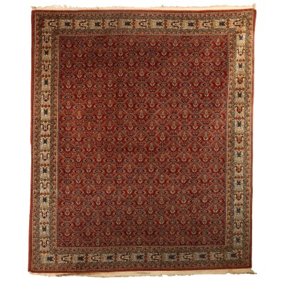 Antique Ardebil Carpet Cotton Wool Thin Knot Iran