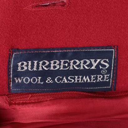 Burberrys Vintage Red Coat