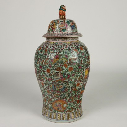 Baluster porcelain vase