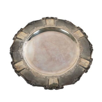 Antiker Platte aus Silber G. Boggiali Mailand Mitte des XX Jhs