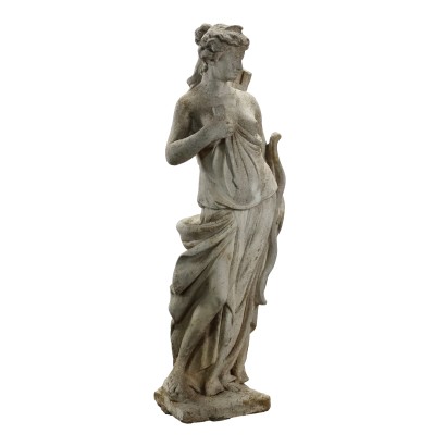Antike Gartenskulptur Diana aus Steingut Italien des XX Jhs