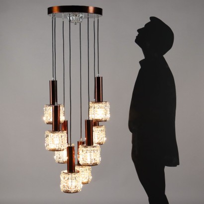 Lampadario,Lampada Anni 60-70,Lampadario anni 60-70