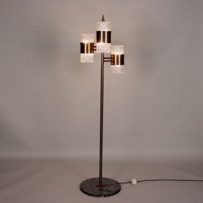 Vintage 1960s Lamp Metal Italy