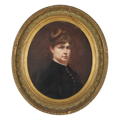 Pintura Retrato femenino 1884