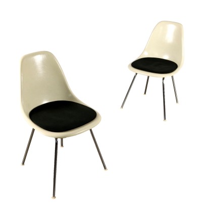 Vintage 1970s Chairs Charles and Ray Eames for ICF Metal