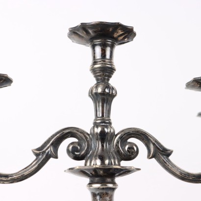 Pair of Silver Candelabra