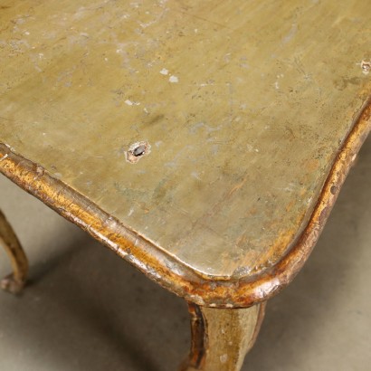 Lacquered coffee table, Lacquered coffee table in Baroque style, Baroque coffee table in lacquered wood