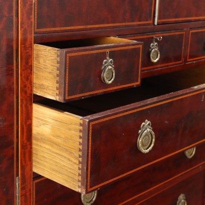 Kleiderschrank, Edwardianischer Kleiderschrank, Edwardianischer Kleiderschrank