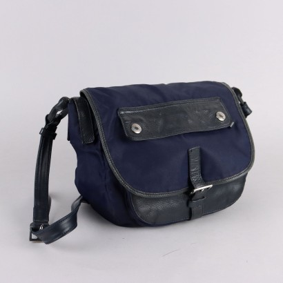 Vintage Prada Bag Dark Blue Leather Italy