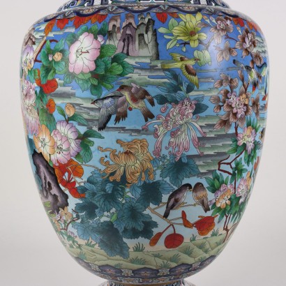 Grande Vaso Cloisonné