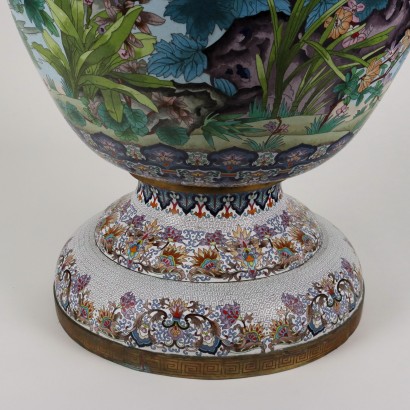 Grande Vaso Cloisonné