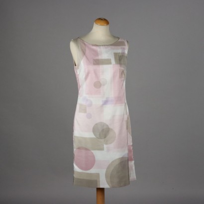 Second Hand Dress by Marella Polyester Geometric Pattern Size 14