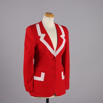 Blazer Rouge Second Hand Moschino Cheap and Chic Taille S/M