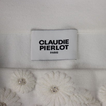 Claudie Pierlot Skirt with Floral Embroidery