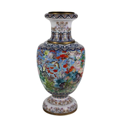 Grande Vaso Cloisonné