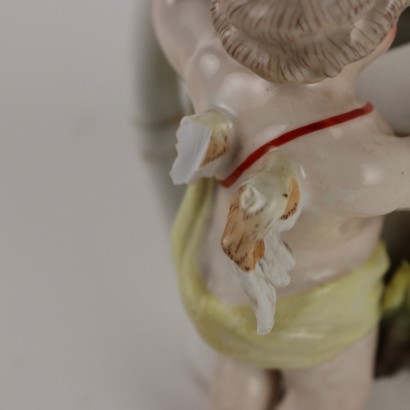 Porcelain Putto with Watering Can d