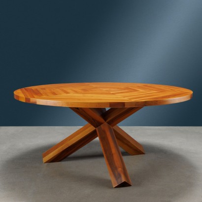 Table Vintage Cassina La Rotonda Design Mario Bellini Années 80