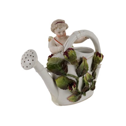 Porcelain Putto with Watering Can d