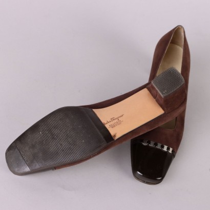 Zapatos de tacón Ferragamo Vintage de ante
