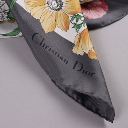 Écharpe florale vintage Christian Dior