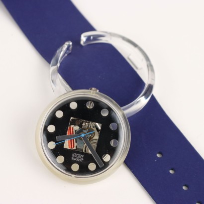 Swatch Pop PW144 Legal Blue 1990 Nuovo