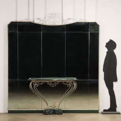 MIRROR, Large 1950s mirror