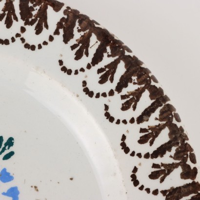 Ceramic plate from Mondovì